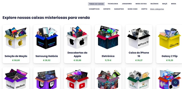 caixas misterioras jemlit