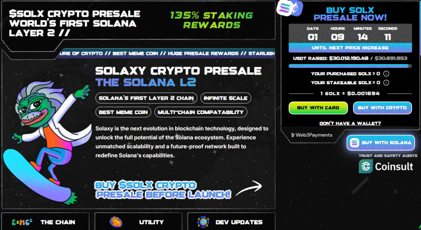 Solaxy SOLX presale 2025