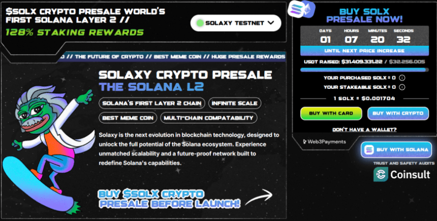 Solaxy SOLX presale 2025