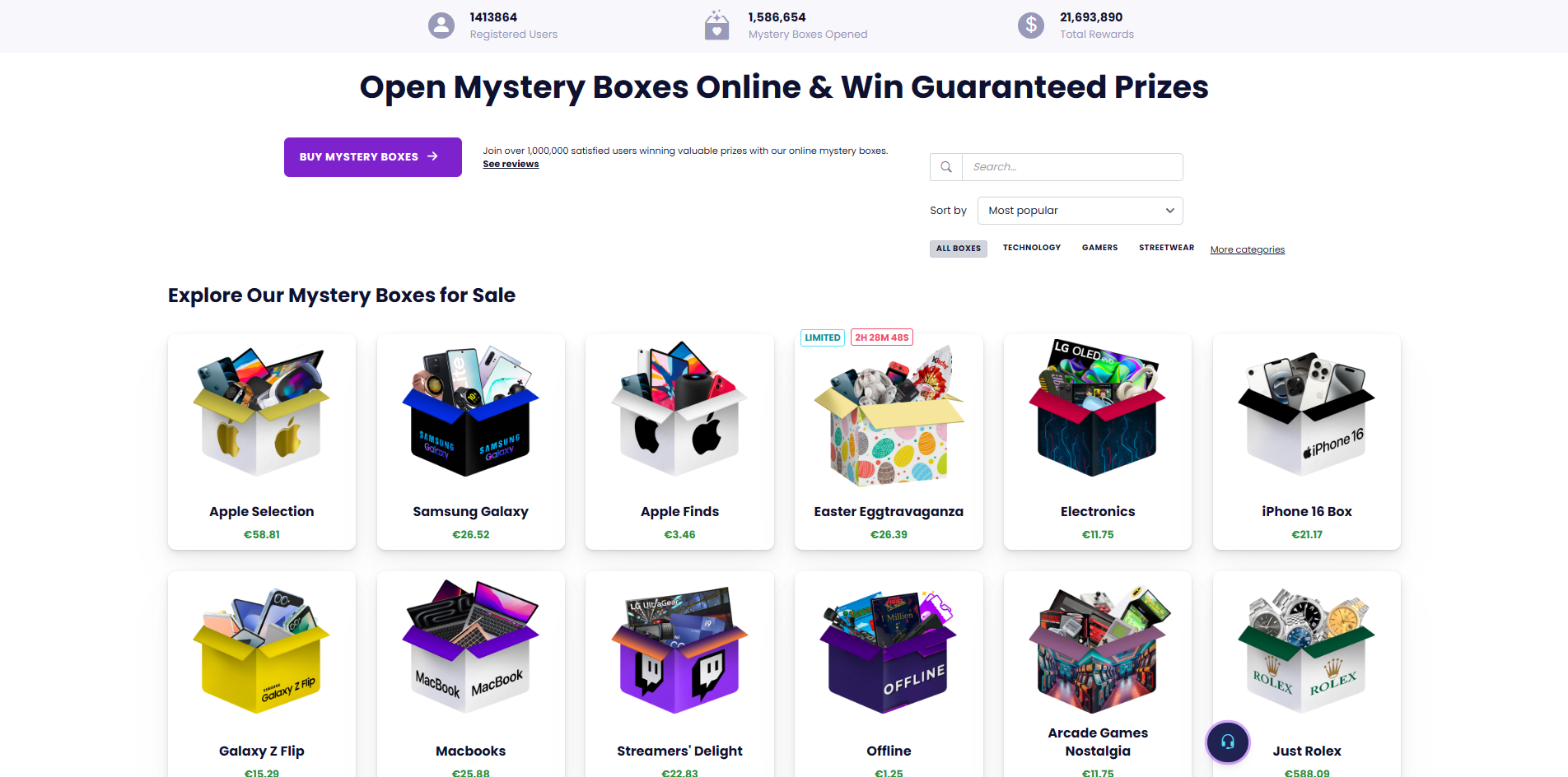 Jemlit mystery boxen