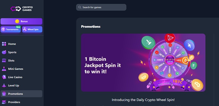 cryptogames casino review of bitcoin jackpot