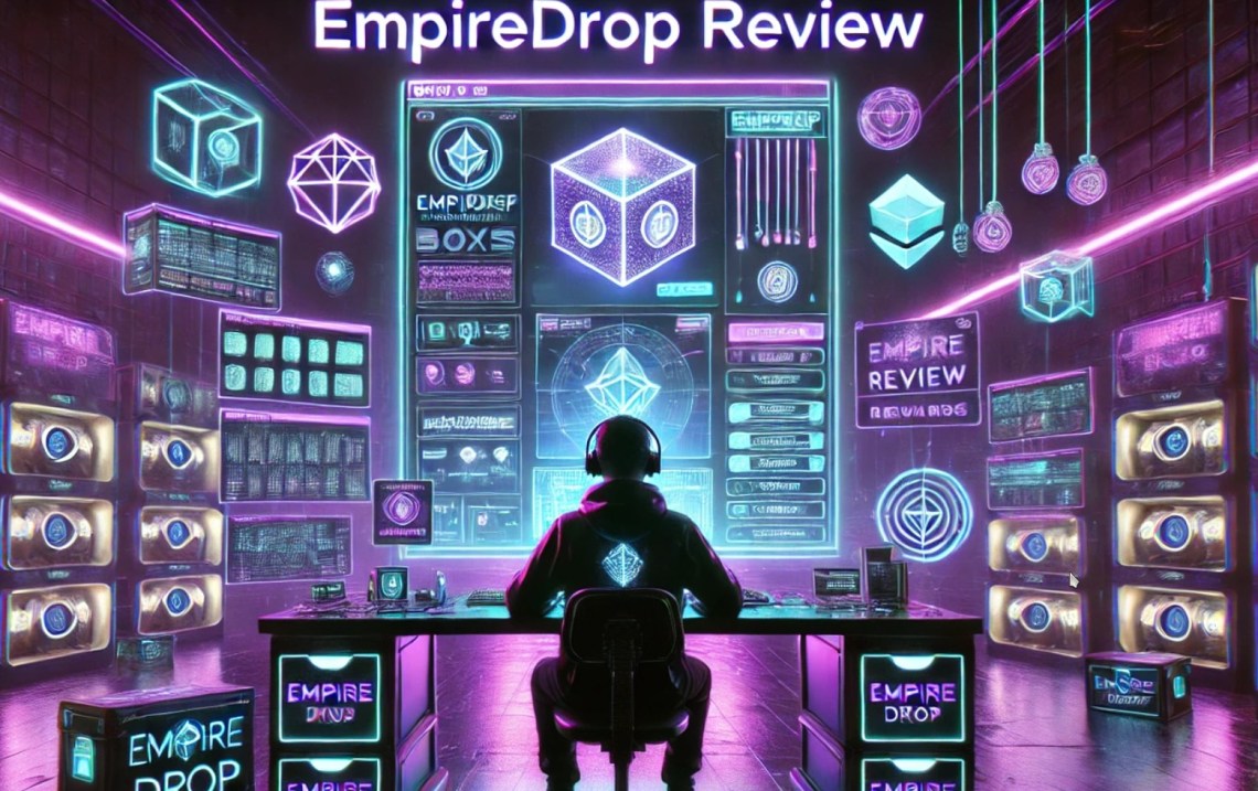 person reviewing the empiredrop platform
