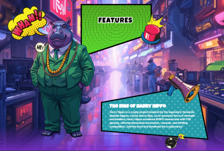 Harry Hippo token benefits 