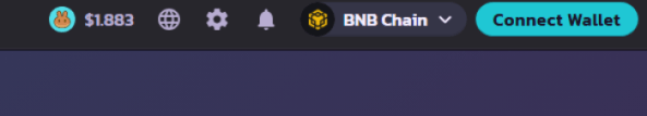 Connect wallet on Pancakeswap