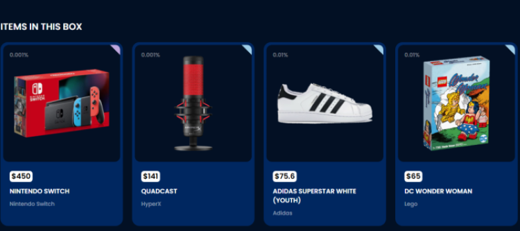 Hypeloot box odds