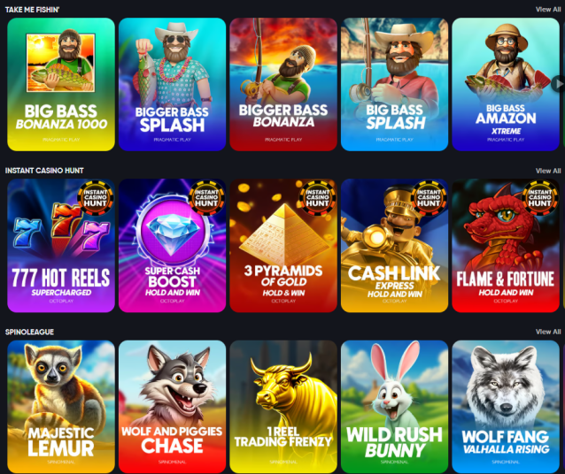  Sāciet spēlēt Instant Casino