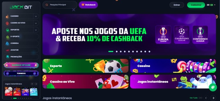 Os jogadores podem comprar criptomoedas com Pix para apostar no Jackbit