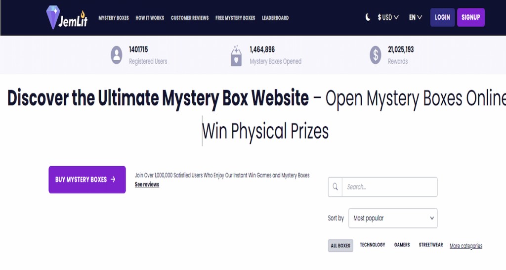 JemLit — популярная платформа для покупки мистериозни кутий с телефонами