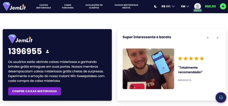 Caixas misteriosas JemLit são confiáveis