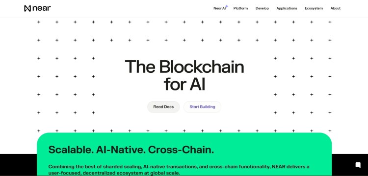 Homepage Near Protocol