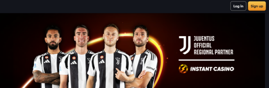 Apmeklējiet kazino vietni un noklikšķiniet uz “Sign Up”