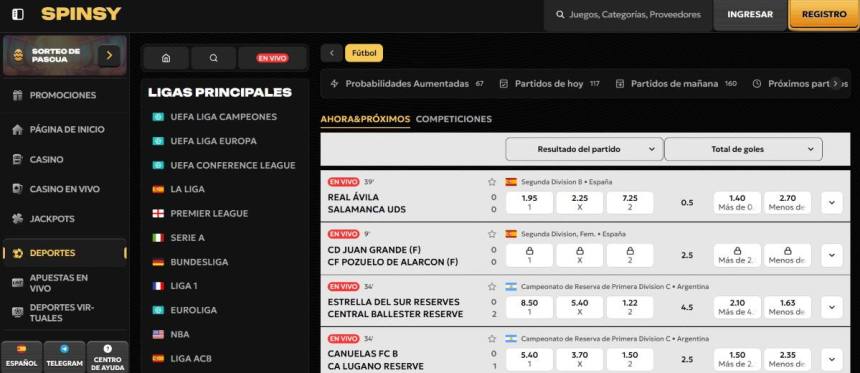 mejores cuotas de fútbol y apuestas con criptos