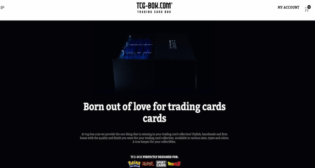 TCGBox – Prémiový box s ověřenými a často hodnocenými kartami.