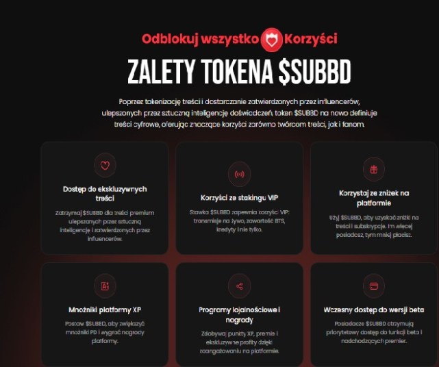 zalety subbd