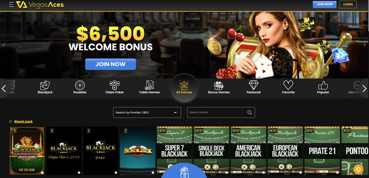 vegasace welcome bonus and games