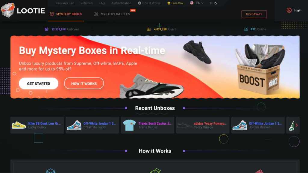  Amazonミステリーボックスサイト - Lootie