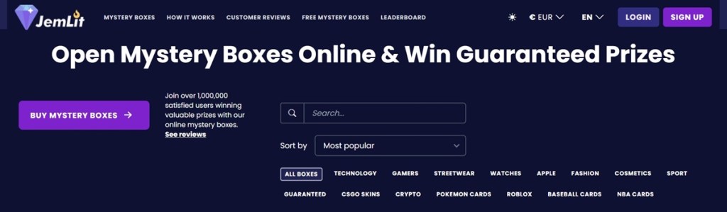 A különböző Mystery Box termékek típusainak áttekintése