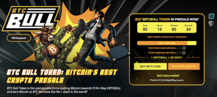 Bitcoin Bull Token - jauns un daudzsološs tokens