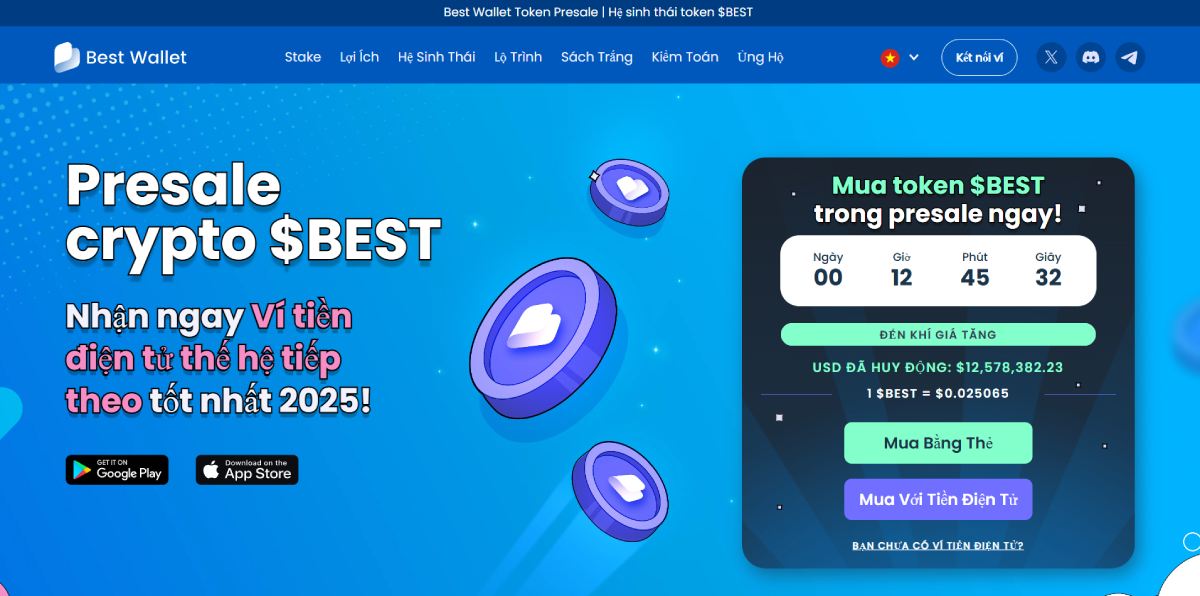 Best Wallet Token ($BEST) – Token ví đa chuỗi với tích hợp staking
