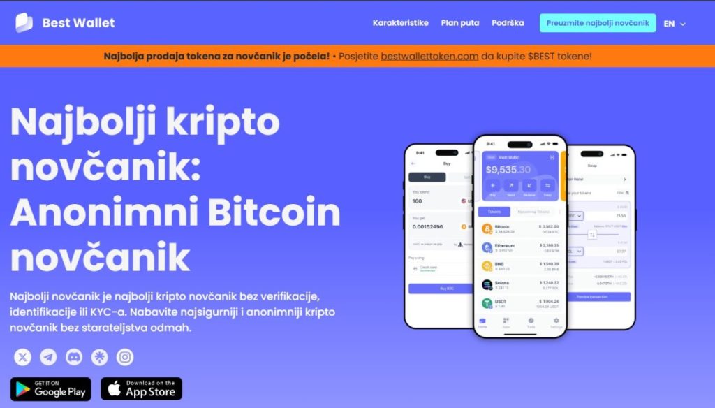1. Best Wallet – Najbolji Bitcoin i kripto novčanik za početnike