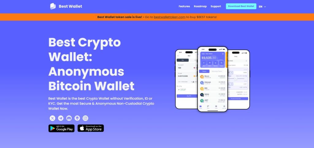 Best Wallet (საუკეთესო ციფრული საფულე DOGE-სთვის)
