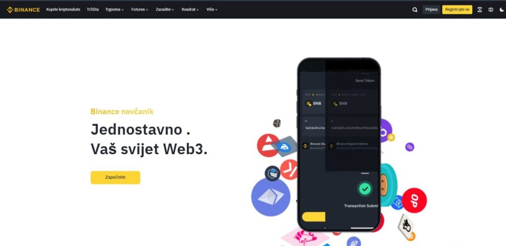 3. Binance Wallet – Samostalni novčanik za blockchain aplikacije