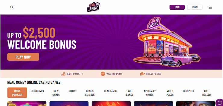 cafe casino bonus 