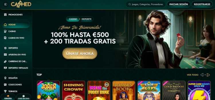 Cashed casinos internacionales online