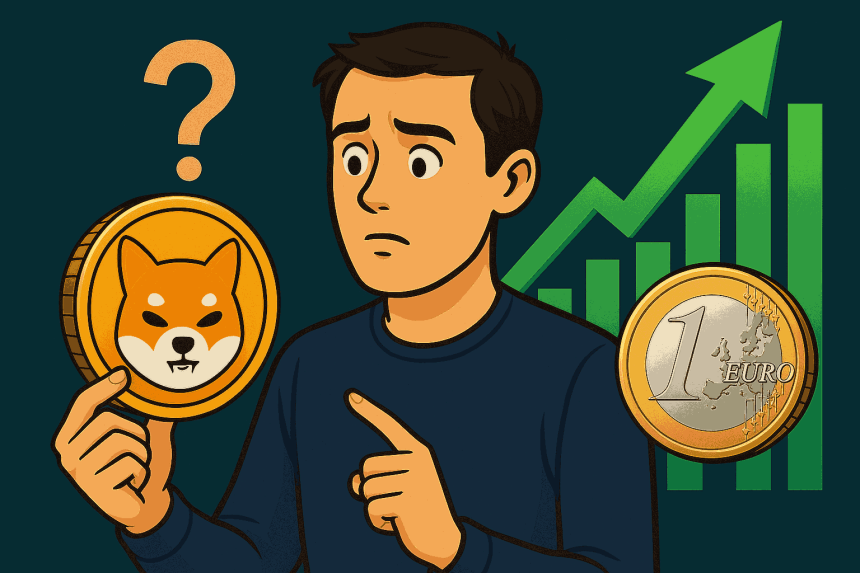 Shiba Inu coin volume stijgt bijna 4x - kan SHIB 1 euro worden?