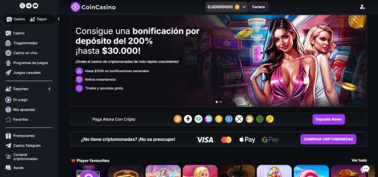 CoinCasino alternativas a rootbet