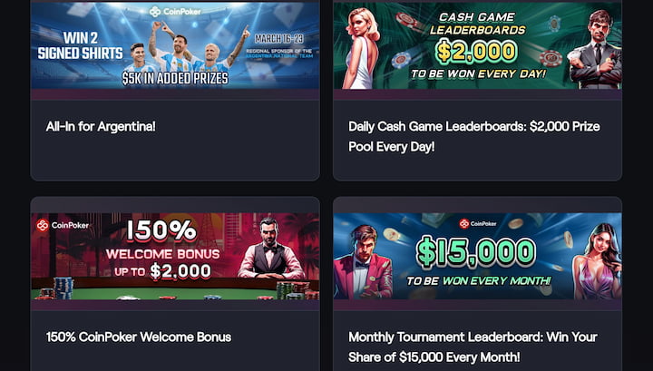 coinpoker casino bonuses