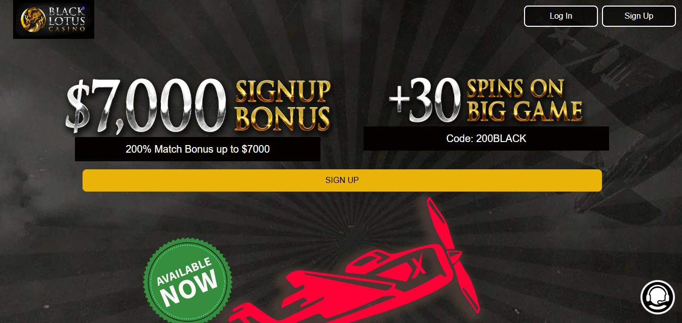 black lotus sign up bonus