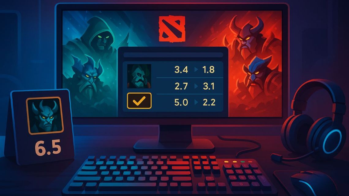 DOTA 2 - Danh sách kèo cược