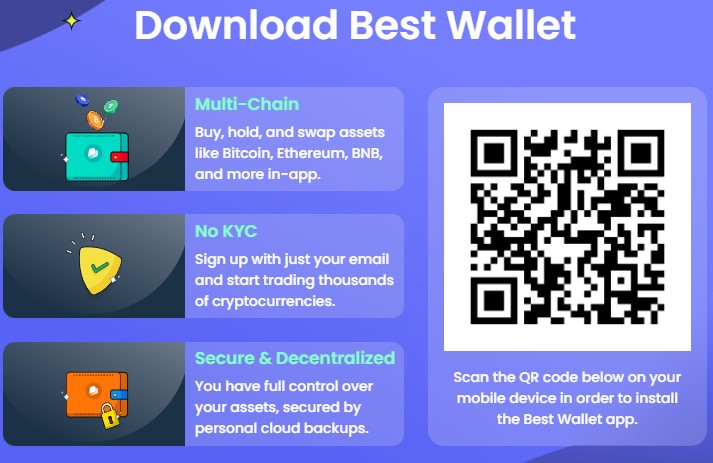 1. Namestitev in Ustvarjanje Računa v Best Wallet
