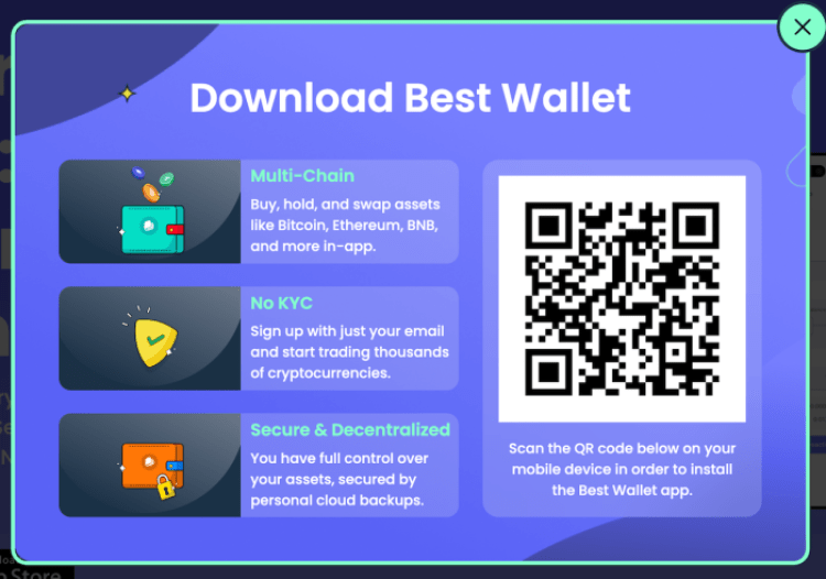 Download the Best Wallet app