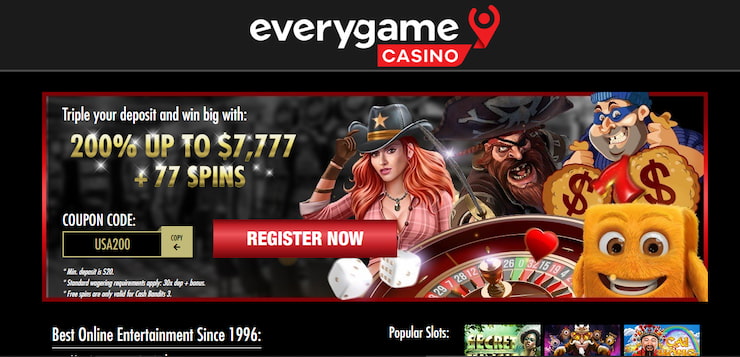 everygame nd casino site