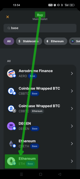How to buy Ethereum on Base