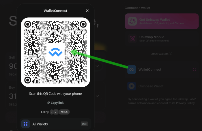 How to connect to Uniswap