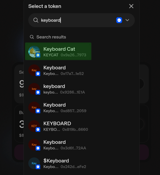 How to find Keyboard Cat on DEXes