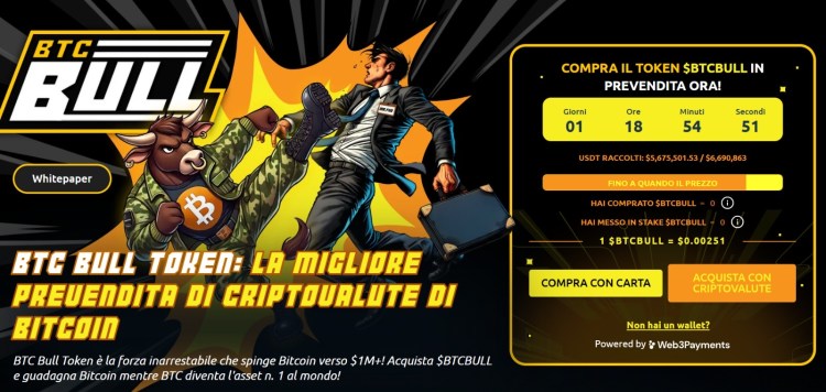 criptovalute emergenti - bitcoin bull