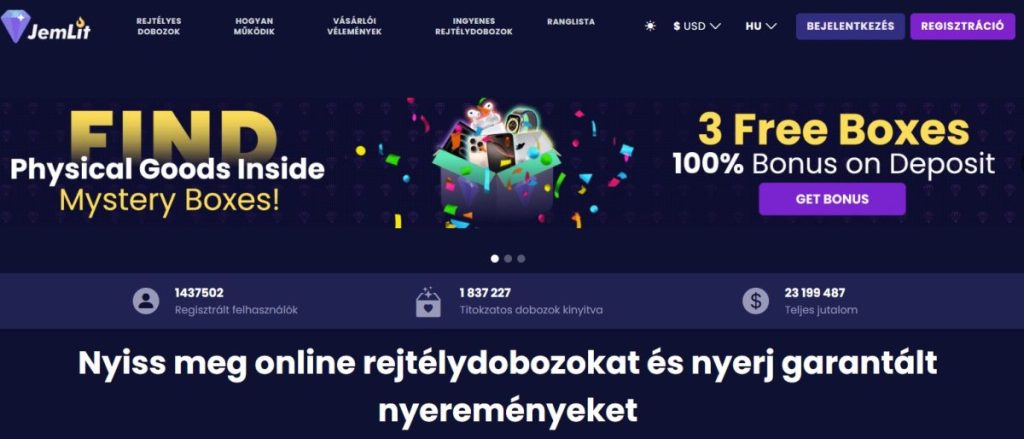 1. JemLit.com – Amazon Mystery Box eredeti termékekkel