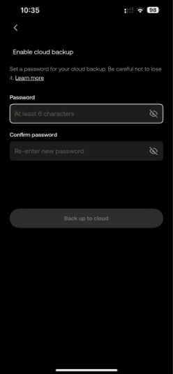 OKX Wallet on iOS register account