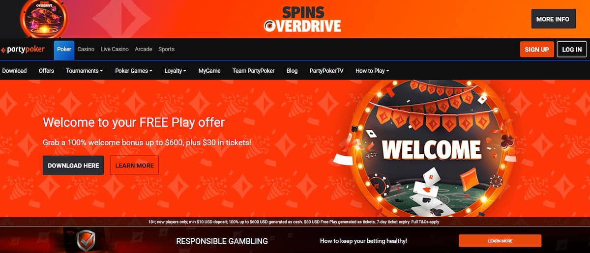 PartyPoker เว็บโป๊กเกอร์ที่ดีที่สุด