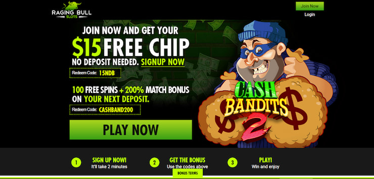 raging bull welcome bonus