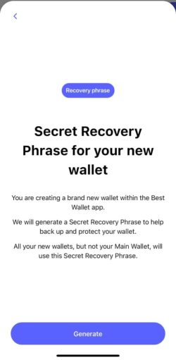 Recovery Phrase