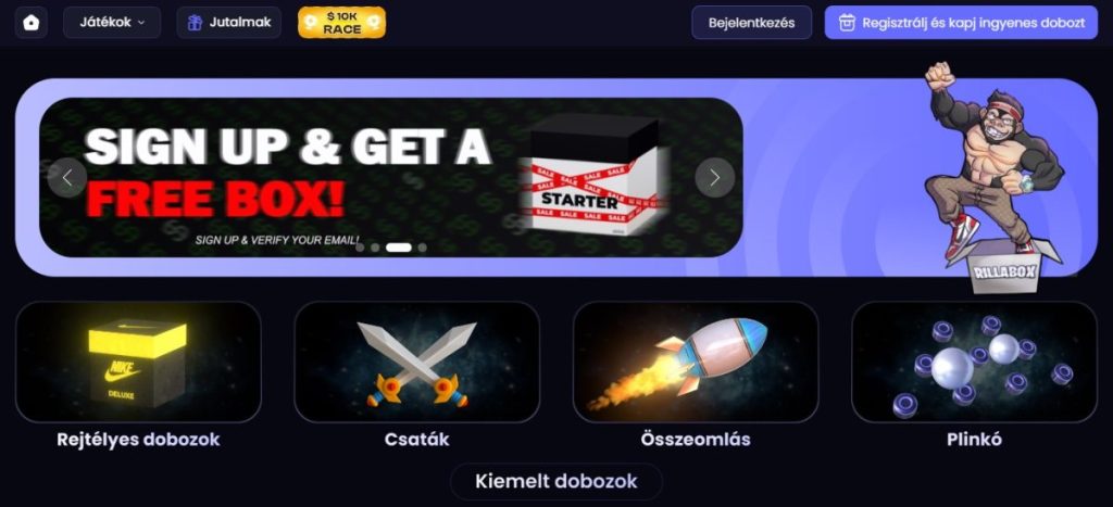 4. Rillabox – Kreatív és egyedi Amazon Mystery Box élmény