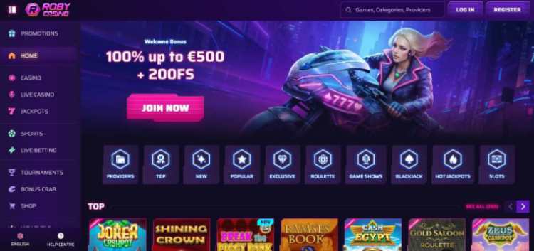 RobyCasino está entre las salas de juego online internacionales más reputadas del momento