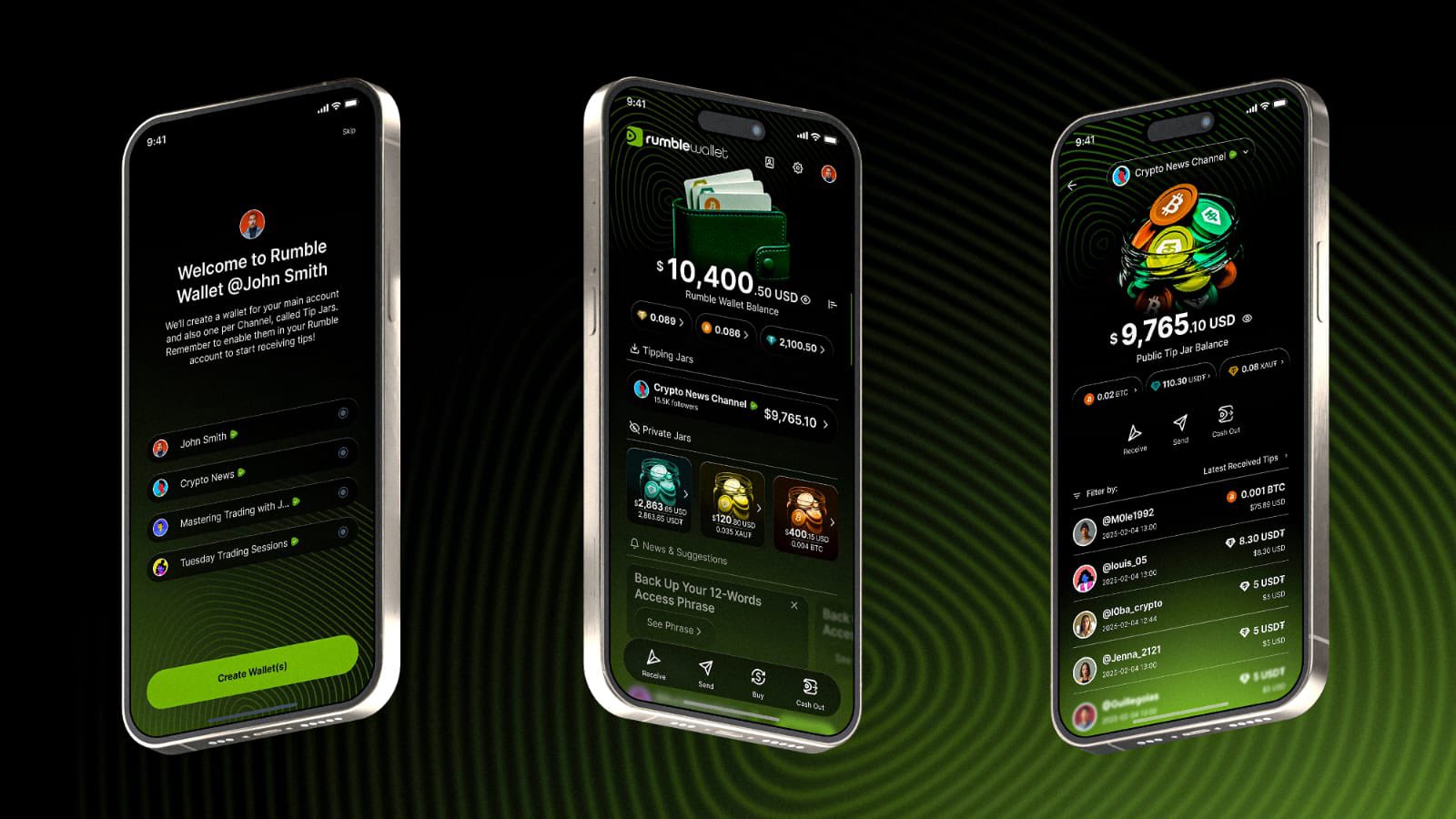 Rumble crypto wallet