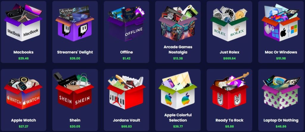 3. Επιλέξτε το δικό σας Shein Mystery Box