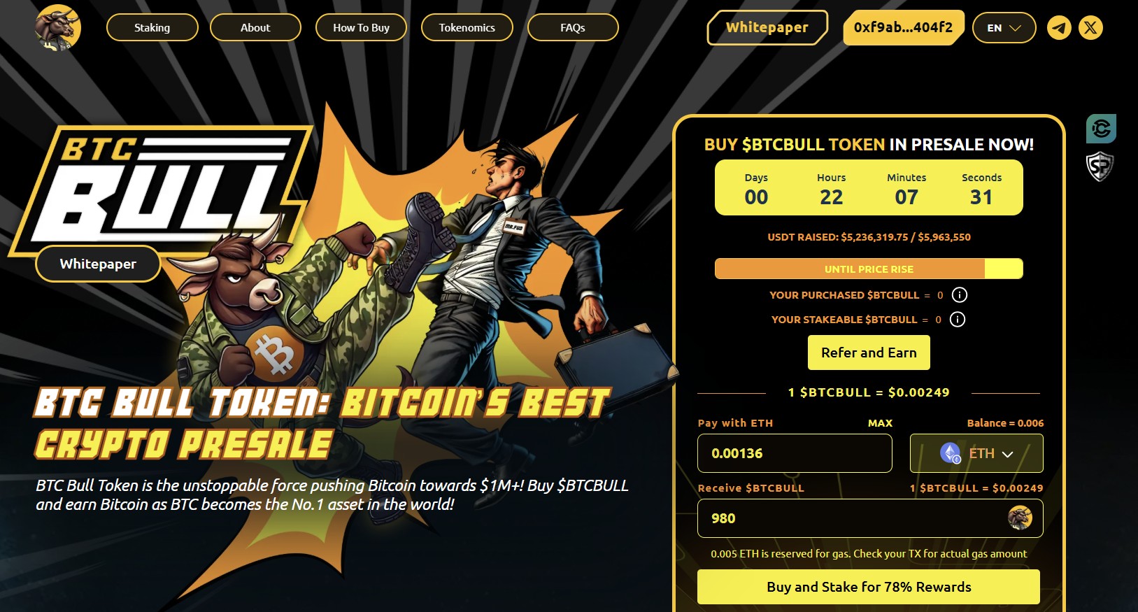 BTC Bull Token ($BTCBULL)